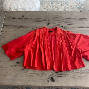 Alice and Olivia suede cape let